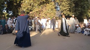 تحطيب ( لعبة العصي ) تصوير - وفاء أمين